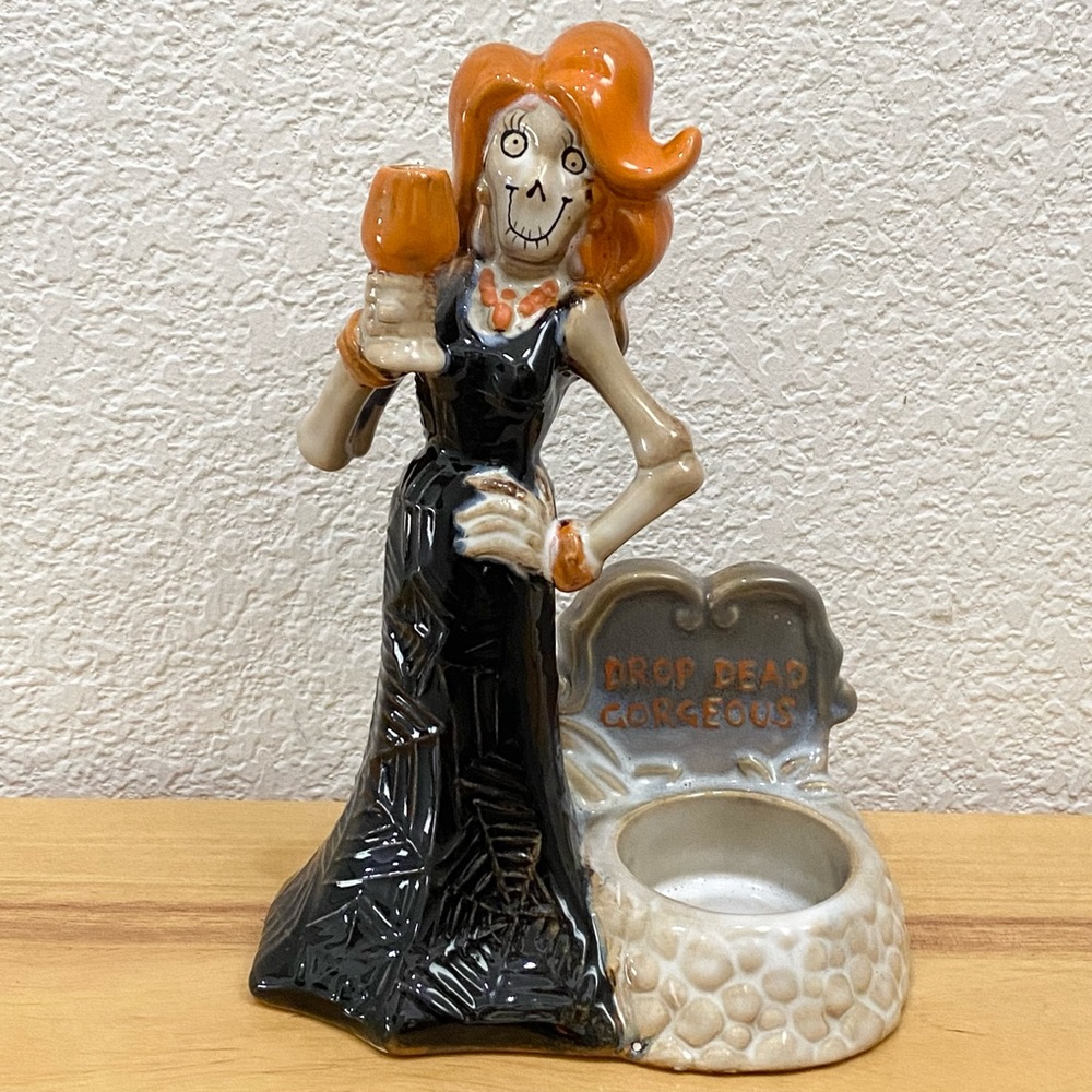 Yankee Candle Boney Bunch Drop Dead Gorgeous Halloween Tea Light Candle Holder
